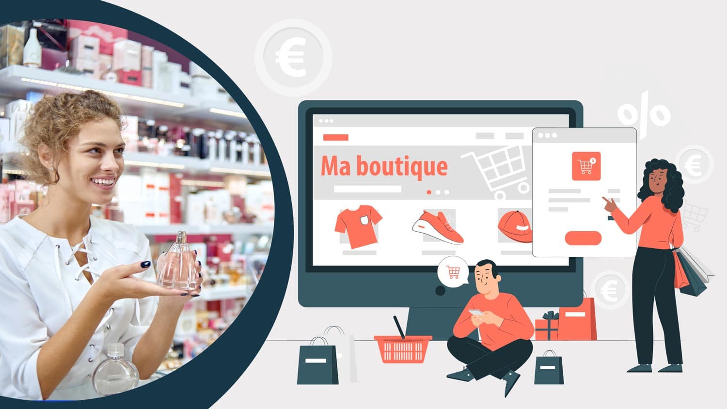 illustration de Création de site web pour les commerçants: pourquoi la formation est importante pour attirer de nouveaux clients